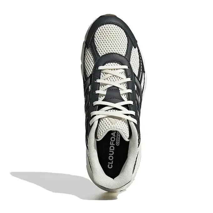 Tênis Adidas Technochaos 2000 Masculino vista lateral com detalhes em cinza e branco